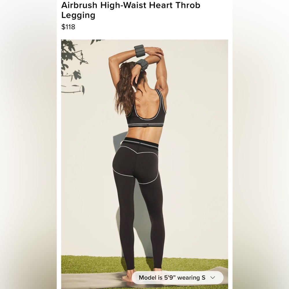 ALO YOGA black leggings adjustable to your body size #6 new